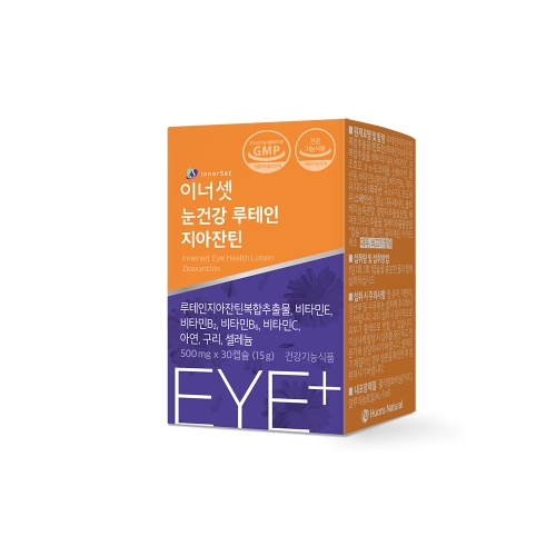 [대용량] 이너셋 눈건강 루테인 지아잔틴 500mg 30캡슐 x 10박스 (10개월분) / 눈피로 항산화 황반 눈건강 캡슐형