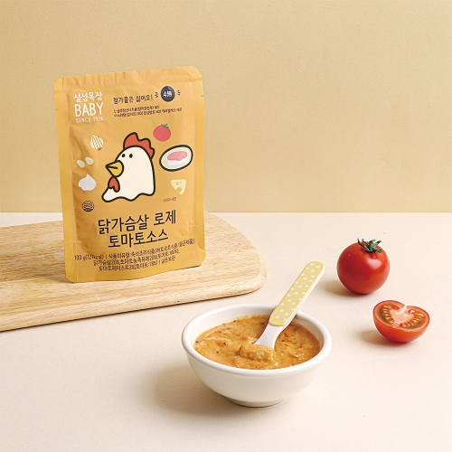 [설성목장BABY] 닭가슴살 로제 토마토소스 (100g)